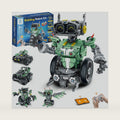 Sillbird Robot Car Building Kit with Remote Control Gift for Boys Ages 8-14
