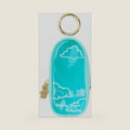 My Bestie Case - Blue, Official Carrying Case Clear Figure Display Bag with Keychain - Mini Figure Not Included