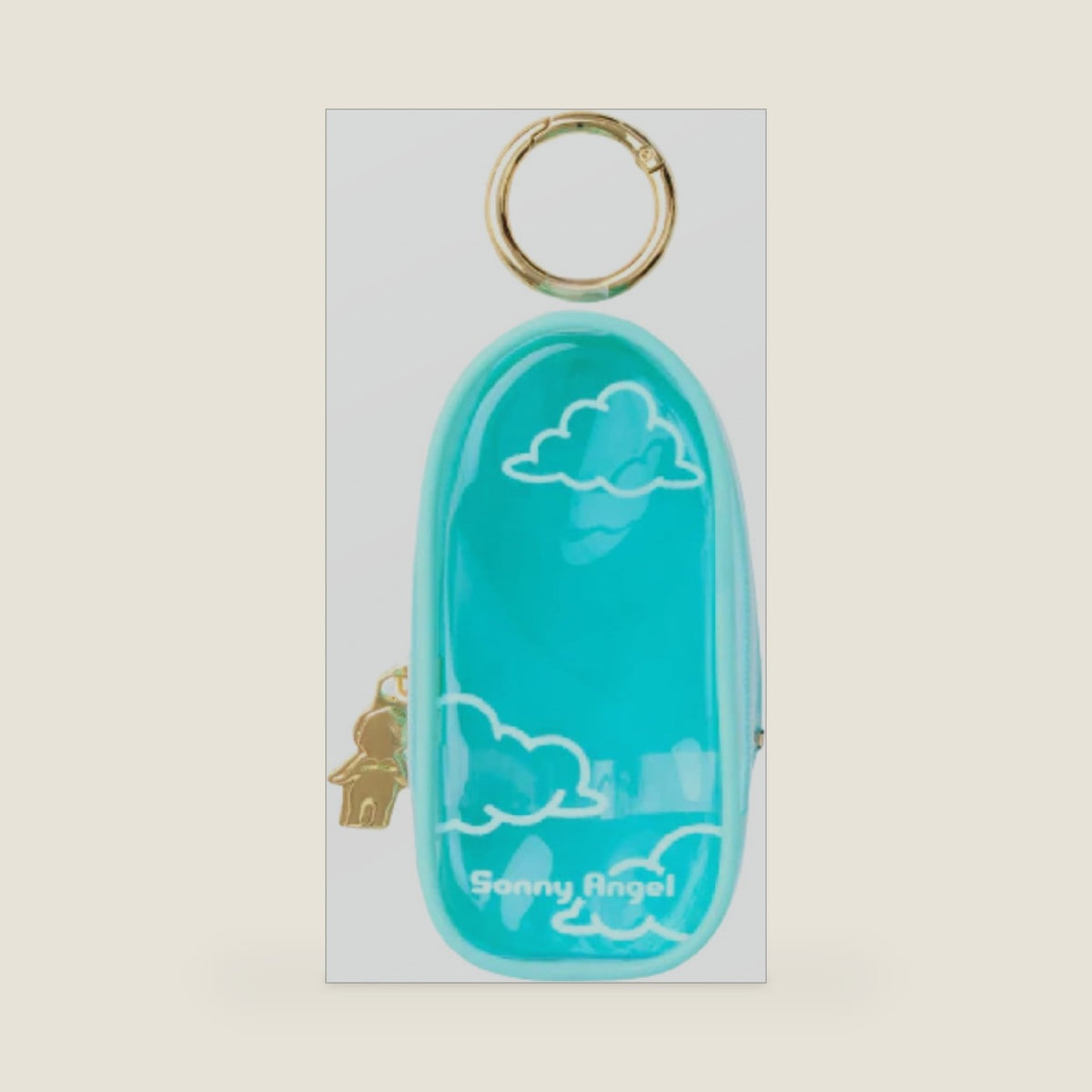 My Bestie Case - Blue, Official Carrying Case Clear Figure Display Bag with Keychain - Mini Figure Not Included