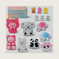 Taba Squishy Toys 16 Pack Mochi Stress Relief Fidget for Kids