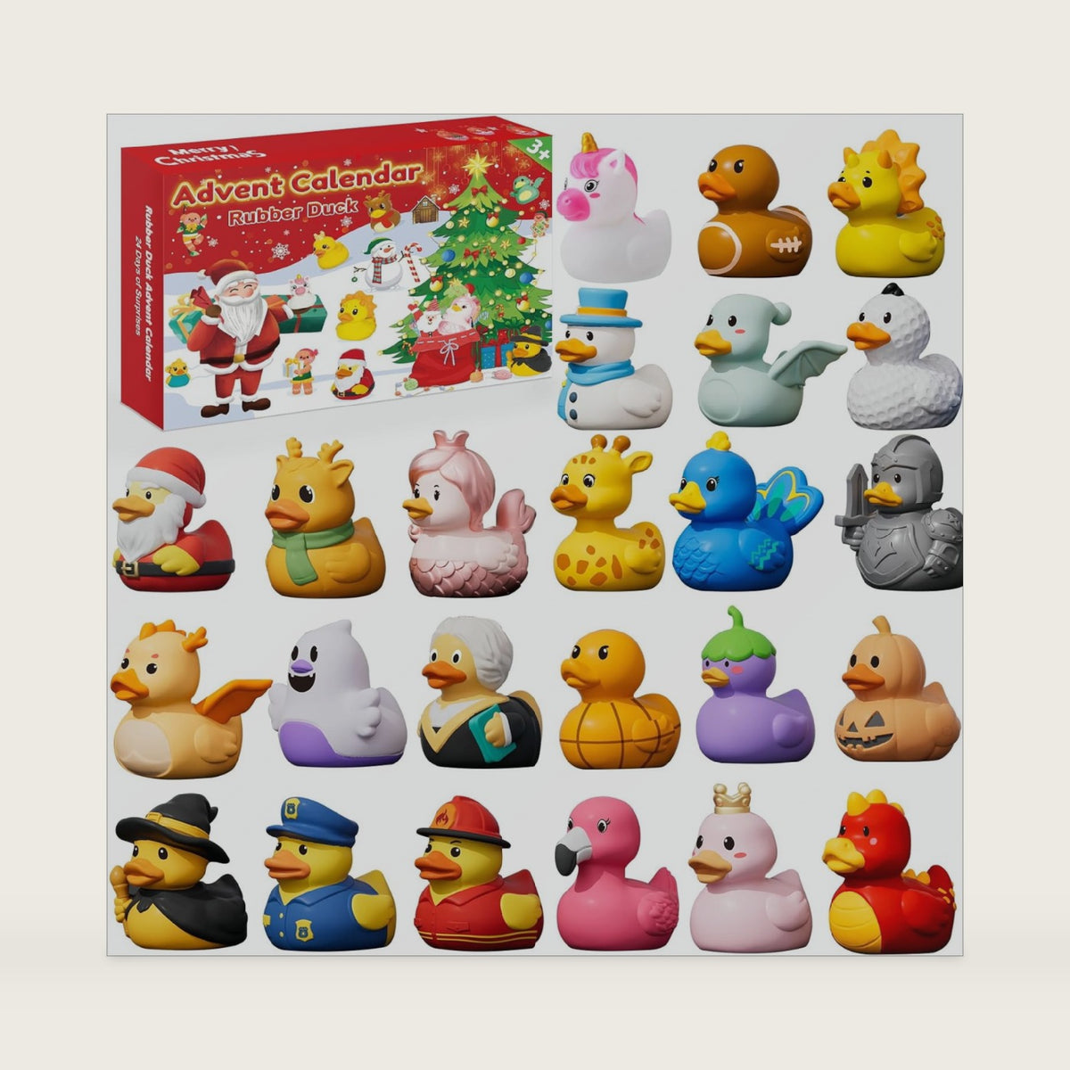 Rubber Duck Advent Calendar 2026 – 24 Day Christmas Countdown for Kids