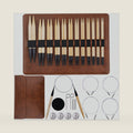 WAZAIGUR Interchangeable Bamboo Circular Knitting Needles Set