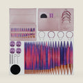 WAZAIGUR Circular Interchangeable Wooden Knitting Needles Set with Case