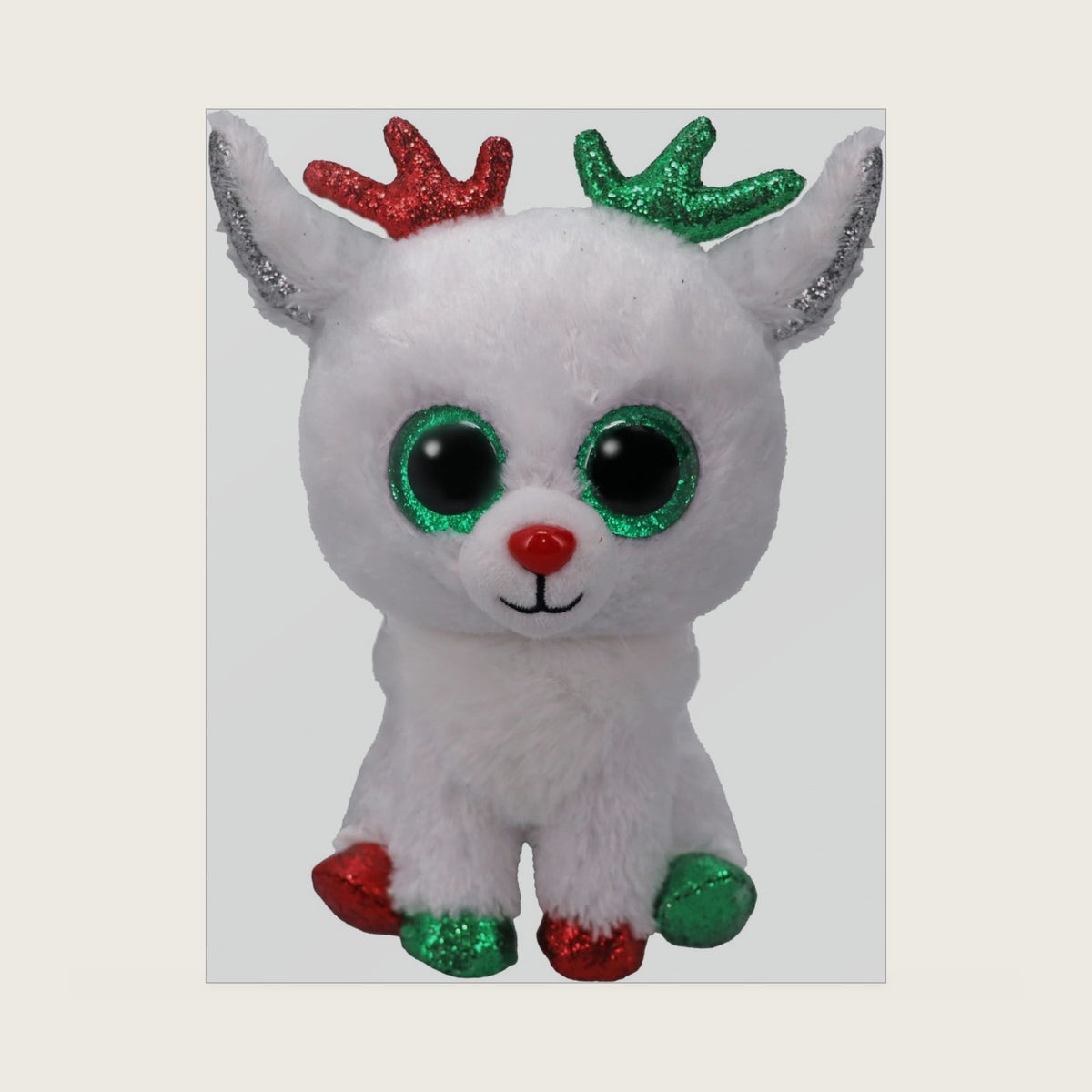 Beanie Boo Snowdrop the Christmas Reindeer - 6"