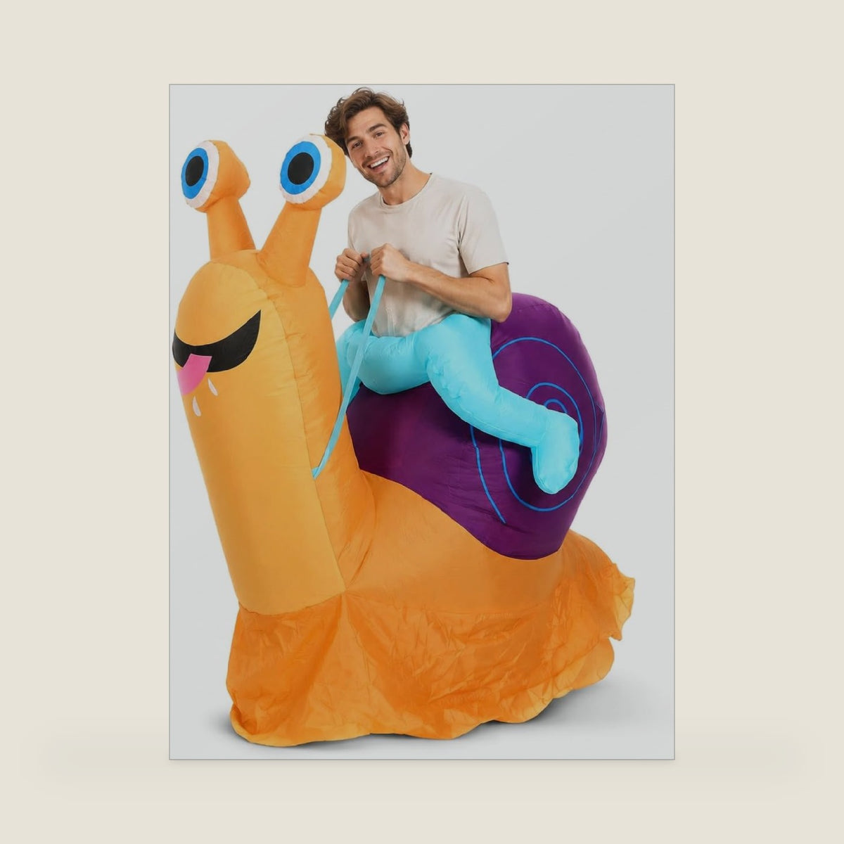 Halloween Snail Inflatable Costume for Adults