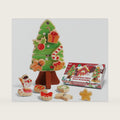 HUZU Christmas Tree Snap Builders 2025 – Wooden Building Blocks, 3D Puzzle, DIY Montessori Fine Motor Toy, Christmas Ornaments, Decor, Gifts for Grandkids, Stocking Stuffers for Kids, Boys & Girls