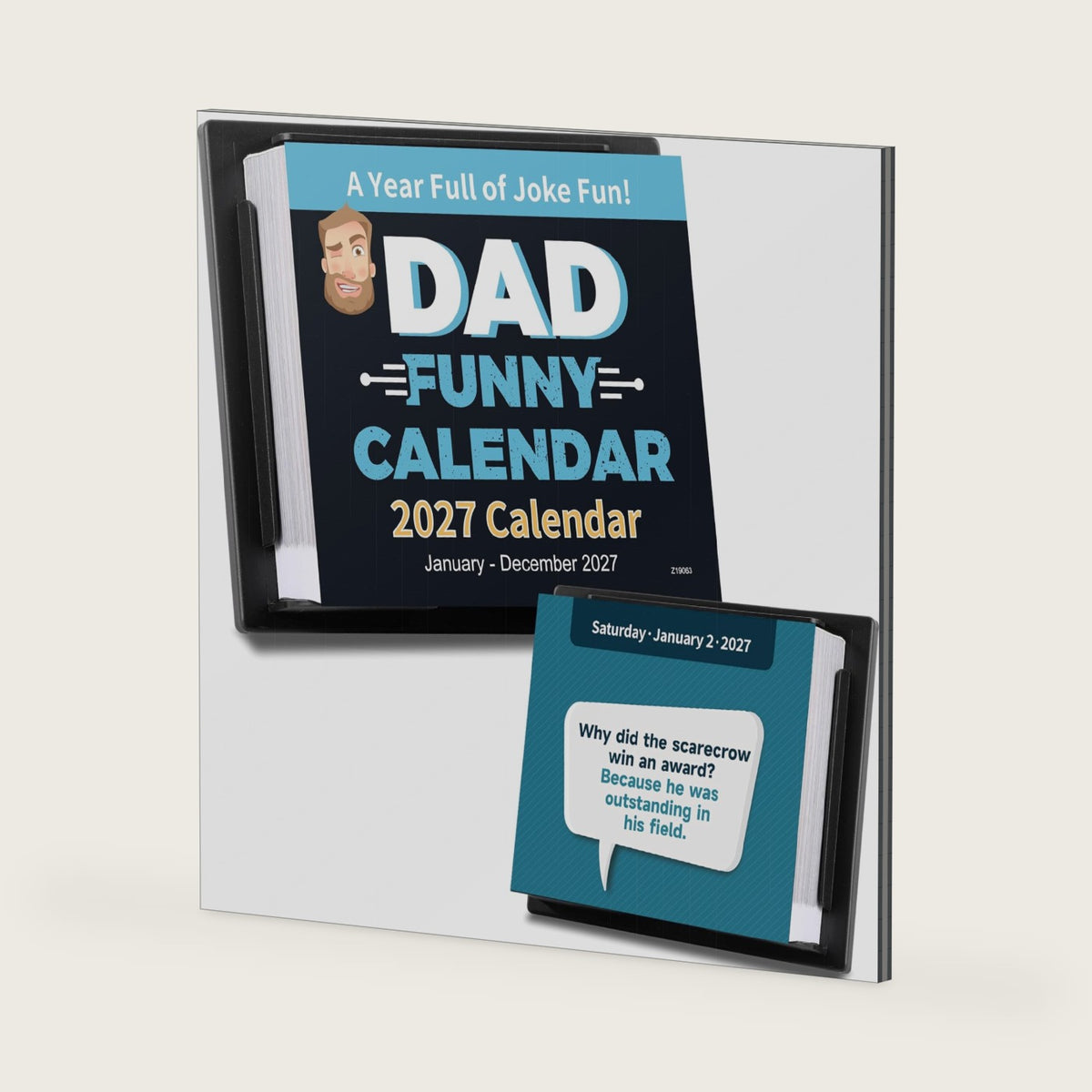 2027 Desk Calendar - Dad Funny Calendar 2027, Jan.2027 - Dec.2027