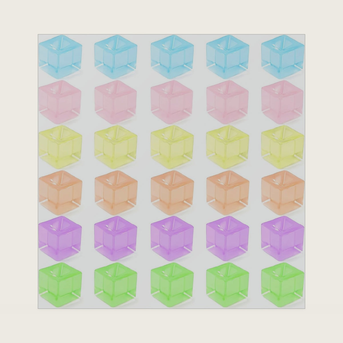 0.98IN 30 Pcs Ice Cubes Fidget Toys,Soft Square Squeeze Cube Anxiety Stress Relief Ball Squishies Bulk for Kid Adult Party Favor Gifts,Random Color