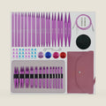 Hobekoee 13 Pairs Interchangeable Circular Knitting Needles Set