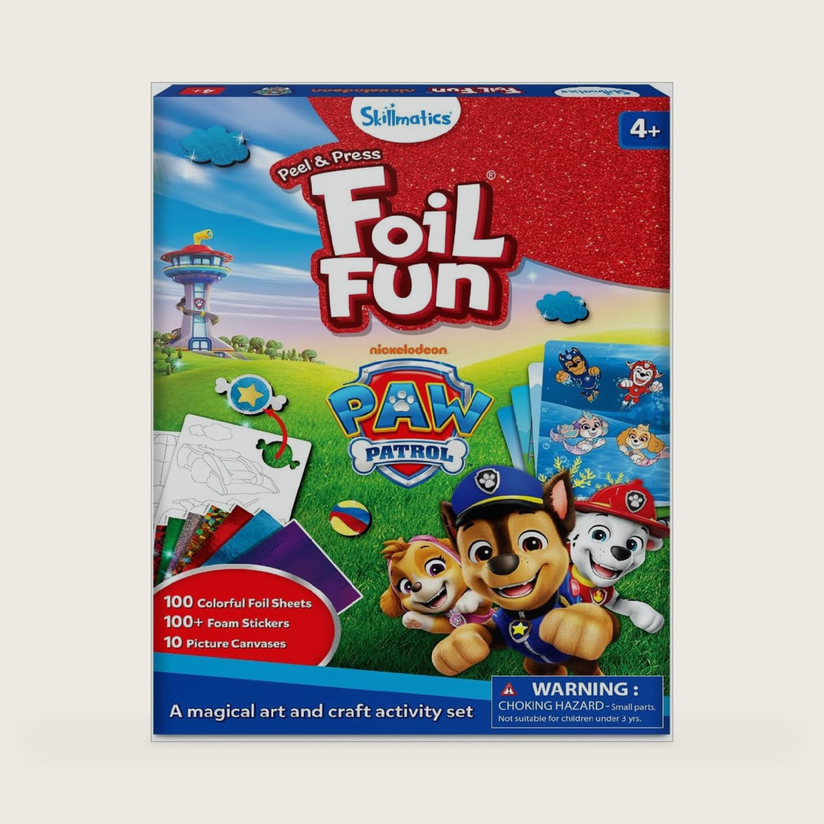 Skillmatics Foil Fun, PAW Patrol, Foil Art & Craft Activity, Gift for Kids