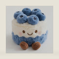 8" Birthday Cake Plush Cute Smile Cake Pillow Stuffed Animals with Legs & Smiley Face Funny Soft Food Plushies Toy for Gifts for Kids Birthday