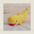 PEACH CAT Banana Shark Plush 21" Large Shark Stuffed Animal Soft Banana Plush Toys Gifts for Kids Yellow