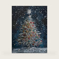 JXDXDJ Christmas Diamond Art Kits for Adults, Winter 5D Diamond Painting Kits for Beginners,DIY Round Full Drill Diamond Dots Gem Art for Adults, Paint by Diamonds Pictures Crafts Home Decor 12x16 in