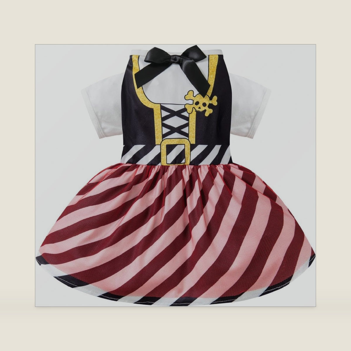 Dog Pirate Costume Halloween Dress (X-Large)