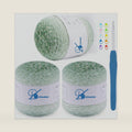 Yarn for Crocheting,Gradient Cake Crochet Yarns for Knitting,3 Pack