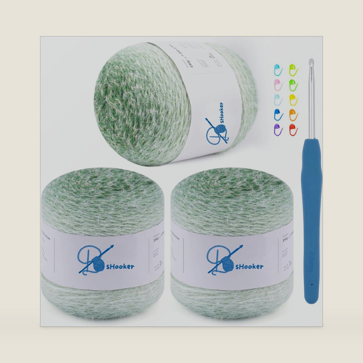 Yarn for Crocheting,Gradient Cake Crochet Yarns for Knitting,3 Pack