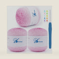 Yarn for Crocheting,Gradient Cake Crochet Yarns for Knitting,3 Pack