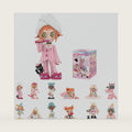 POP MART Lil Peach Riot Sleepover Series Blind Box Figures, Random Design Action Figures Collectible Toys Home Decorations, Holiday Birthday Gifts for Girls and Boys, Single Box