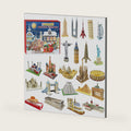 Advent Calendar for Kids 2026 , 24 Mini 3D World Landmark Puzzles