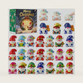 24PCS Christmas Gnome Squishies Toys for Adult,Christmas Squishies,Slow Rising Squishy Christmas Stress Fidget Toys,Christmas Party Favors Gifts Stocking Stuffers Goodie Bag Fillers
