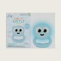 Glo Pals Light Up Rattle, Sensory Baby Rattle, Soft Silicone Toy, Blair