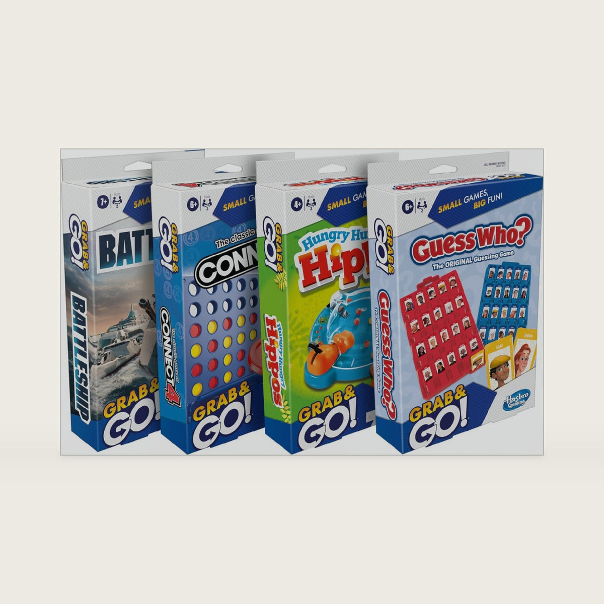 Hasbro Grab and Go! Bundle (4 Pack)
