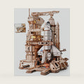 ROKR Space Shuttle 3D Wooden Puzzles for Adults Moving Building Model