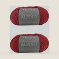 Luca-S ALPINO - Alpaca & Merino Yarn – 2 Skeins of Super Soft Aran Weight Yarn for Knitting & Crochet, 3.5 oz (100g), 164 yds (150m) Total, 60% Alpaca / 40% SF Merino