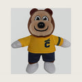 Bobbi-Dobbiez Attachable Plushie University of California (Berkeley) Oski Mascot – Attaches to Backpacks, Bags, Shoes, Water Bottles, and More
