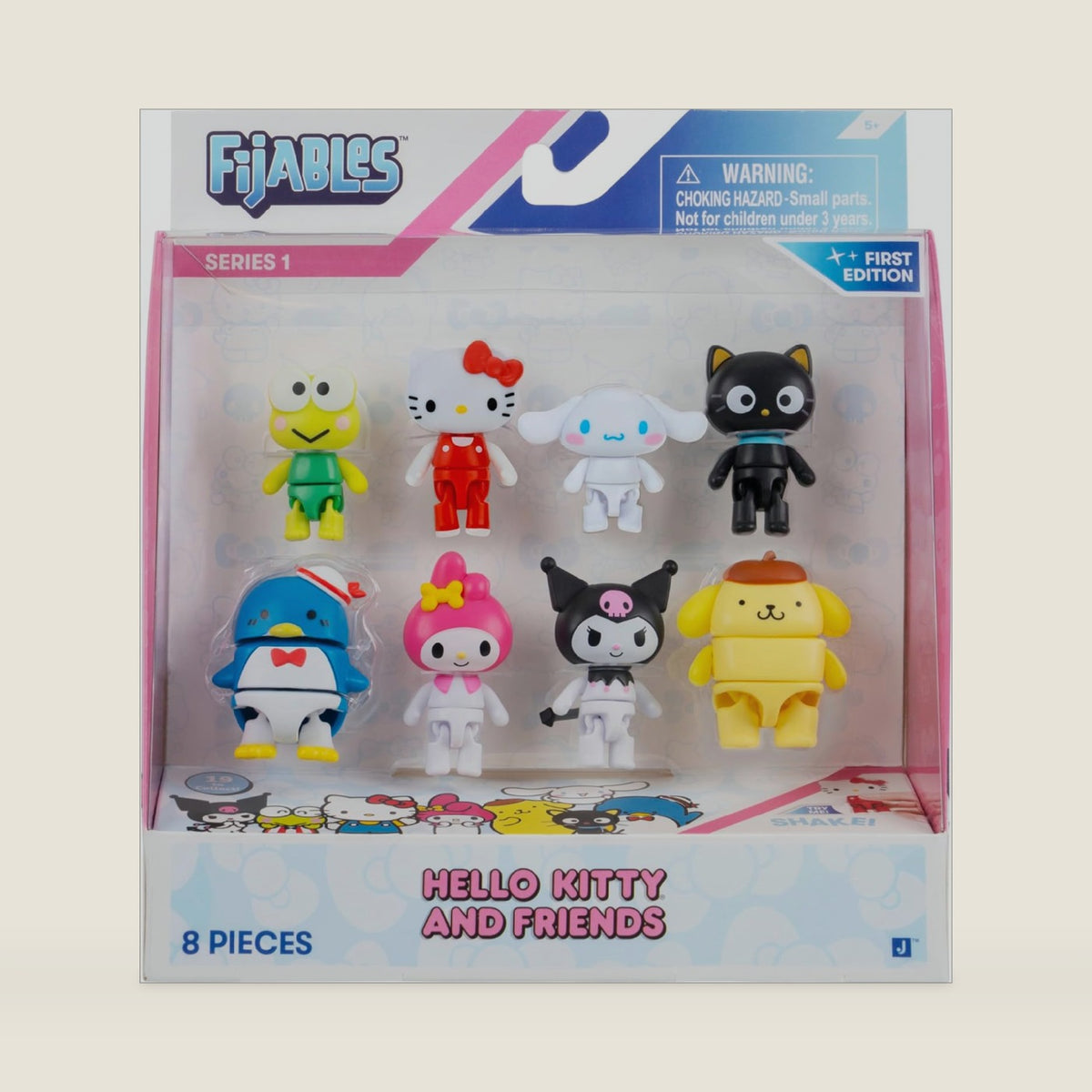 ® and Friends Fidget 1.5" Collectibles (Series 1) – 8-Pack Toys for Kids, First Edition Official ® Merchandise - 5+
