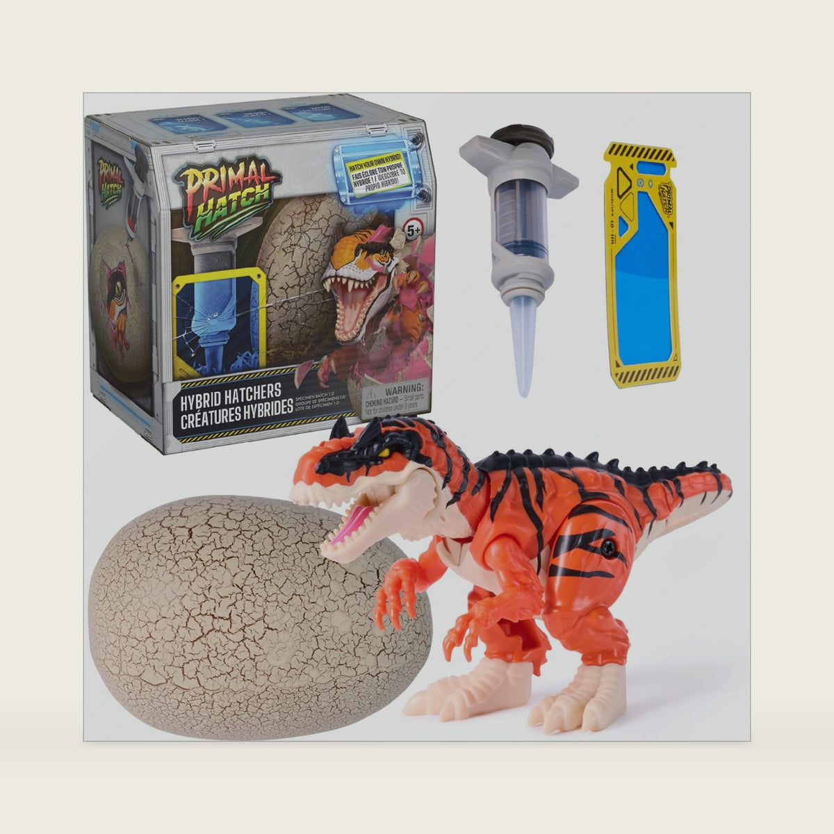 Primal Hatch Hybrid Hatchers Mystery Mini Dino Egg Toy