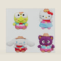 BumBumz 4.5-inch ® and Friends CowgirlBumz - ®, Cinnamoroll™, Chococat™, & ™ - Makers of Original Squishmallows - 3+