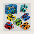 SpringFlower Monster Truck Toys for Kids 3-8, 6 Color Toy Trucks Boys Gifts