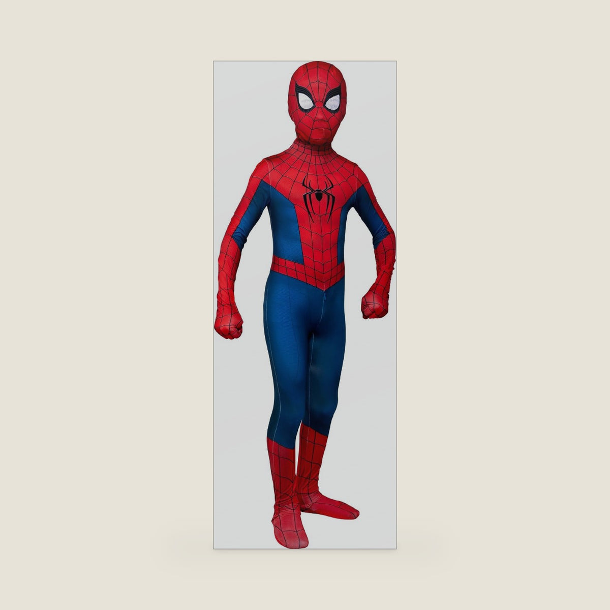 MARVEL Spider-Man Brand New Day Official Youth Zentai Halloween Costume-Deluxe Two-Way Stretch Spandex with Zippers Openings