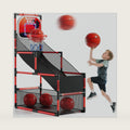 NIPLOOOW Arcade Basketball Game Set for Kids 3-12 Years Old, Kids Basketball Hoop with 4 Balls & Pump, Indoor Outdoor Sports Play Toys, Basketball Games Toys, for Boys Girls Teens