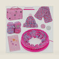 PREBOX Knitting Loom Kit for Kids and Beginners, Hat and Scarf, Rose