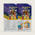 90shine 36PCS Christmas Nativity Story Coloring Books Bulk: Christian Sunday School Bible Class Religious Gifts, Jesus Party Favors Set, Activity Crafts