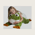 Large Weighted Frog Stuffed Animal,29" Big Soft Plush Toy, Cute Giant Cuddly Gift for Babies, Boys, Girls,Girlfriend on Christmas, Valentine's Day