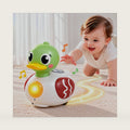 iPlay, iLearn Baby Musical Duck Toy, Tummy Time Crawling Toy for 6-12 Month