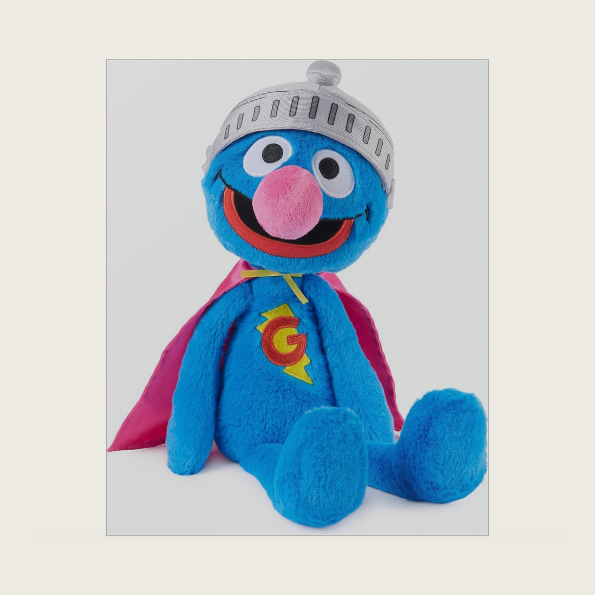 Sesame Street Super Grover Toothpick 15-Inch Plush Toy, Ages 1+
