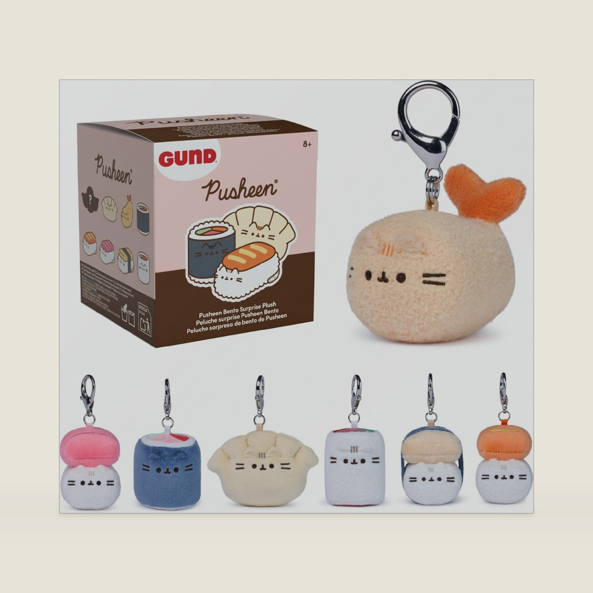 GUND Pusheen Bento 3-Inch Surprise Food-Themed Plush (UNbox 1 of 8 Styles)