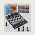 Advanced Electronic Chess Board, Smart Computer Chess Set, AI Voice Coach Learning for Kids, ELO 2200+ for Improving Players, Magnetic Large Pieces & Board Perfect for Adults, LCD Display(Black)