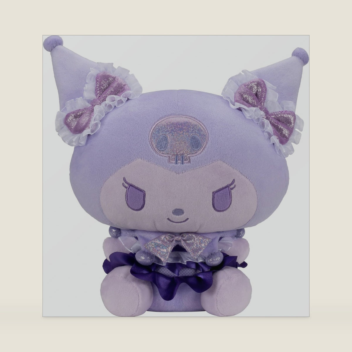 ® and Friends, 12-inch Kuromi™ Plush, Tonal Sparkle Collection - Officially Licensed ® Product - Ages 6+