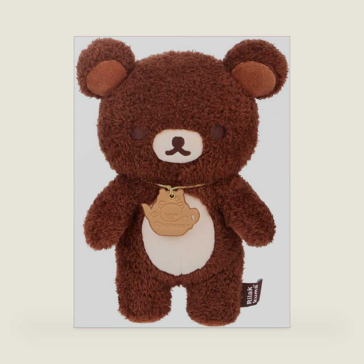 San-X Original Rilakkuma Floral Tea Time Plush - 8" Rilakkuma Black Tea