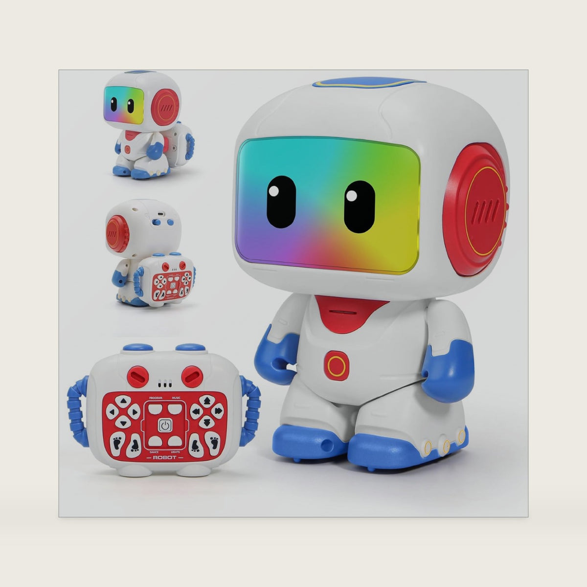 GILOBABY Programmable RC Robot Toy for Kids 3-5 Rechargeable STEM Astronaut