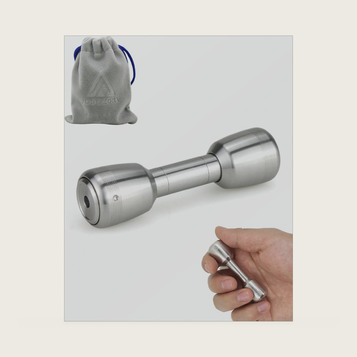 Finger Dumbbell Metal Fidget Toys for Adults, Spinner for Stress Relief