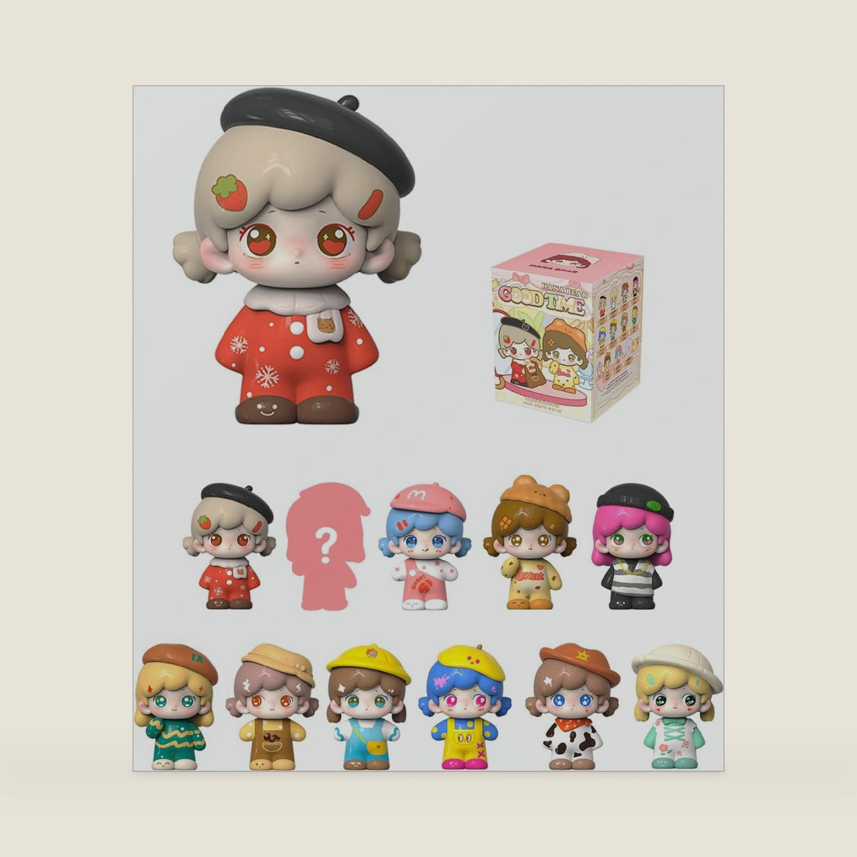 HANA Bear's Good TIME Series Blind Box Figures