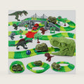 Dinosaur Track Race Car Toy Set for Kids Ages 3-7