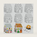 80UncleKimby 25Sets Christmas Crafts Gingerbread House Coloring Kit