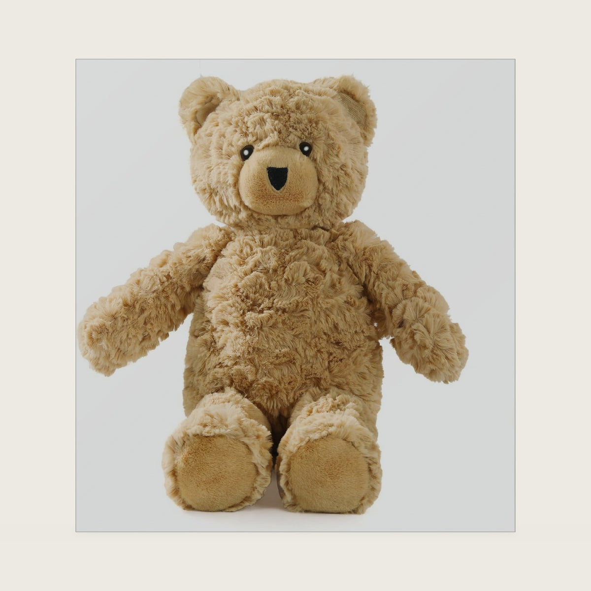 Light Brown Teddy Bear Stuffed Animal, 16inch Standing Plush Bear Gift